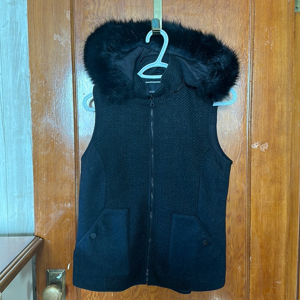 RW and Company hooded vest